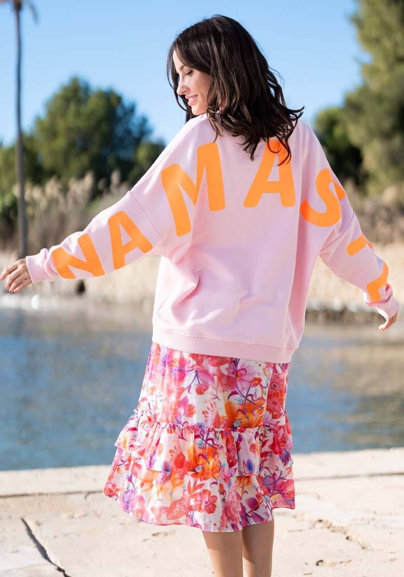 Miss Goodlife Roundneck Double Namasté – Rose