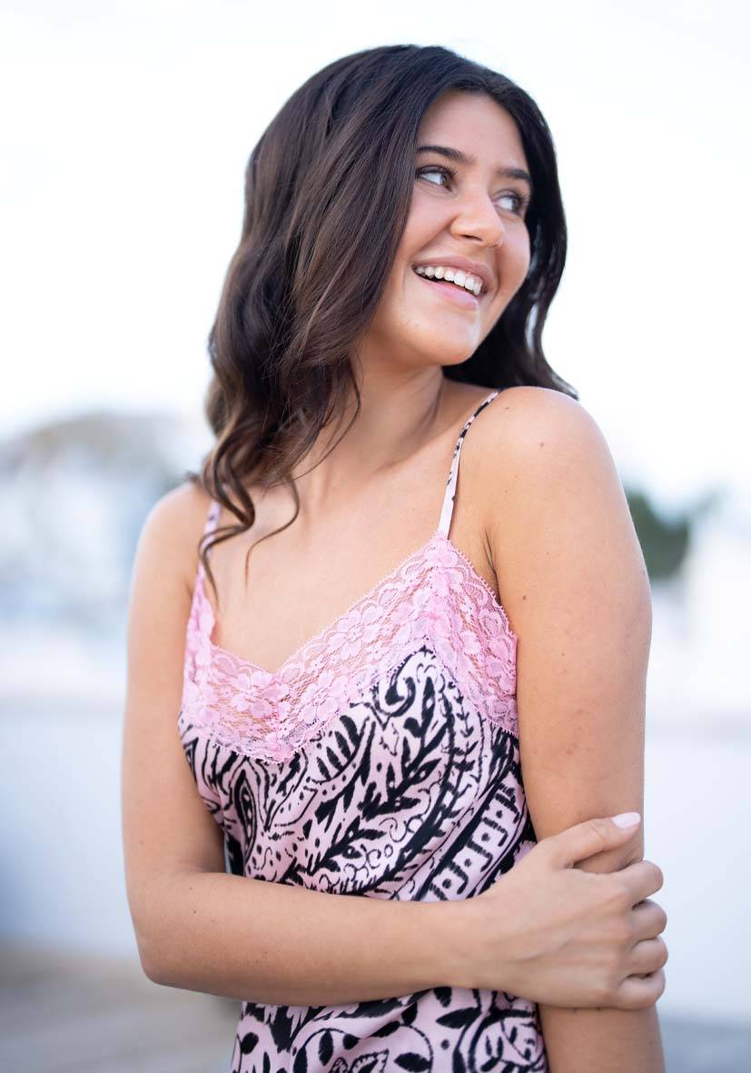 Miss Goodlife Top Rose Tiger