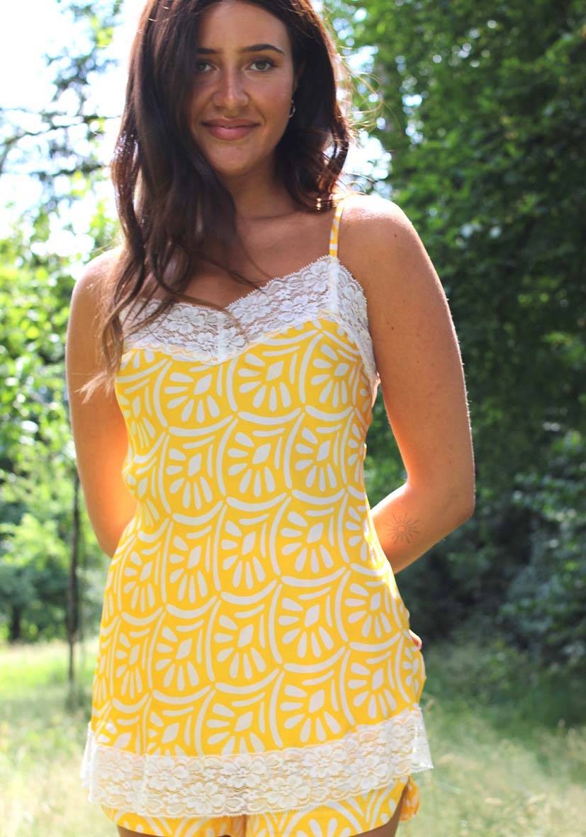 Miss Goodlife Top Yellow Delight