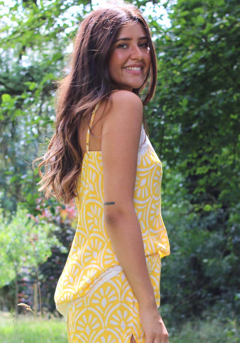 Miss Goodlife Top Yellow Delight