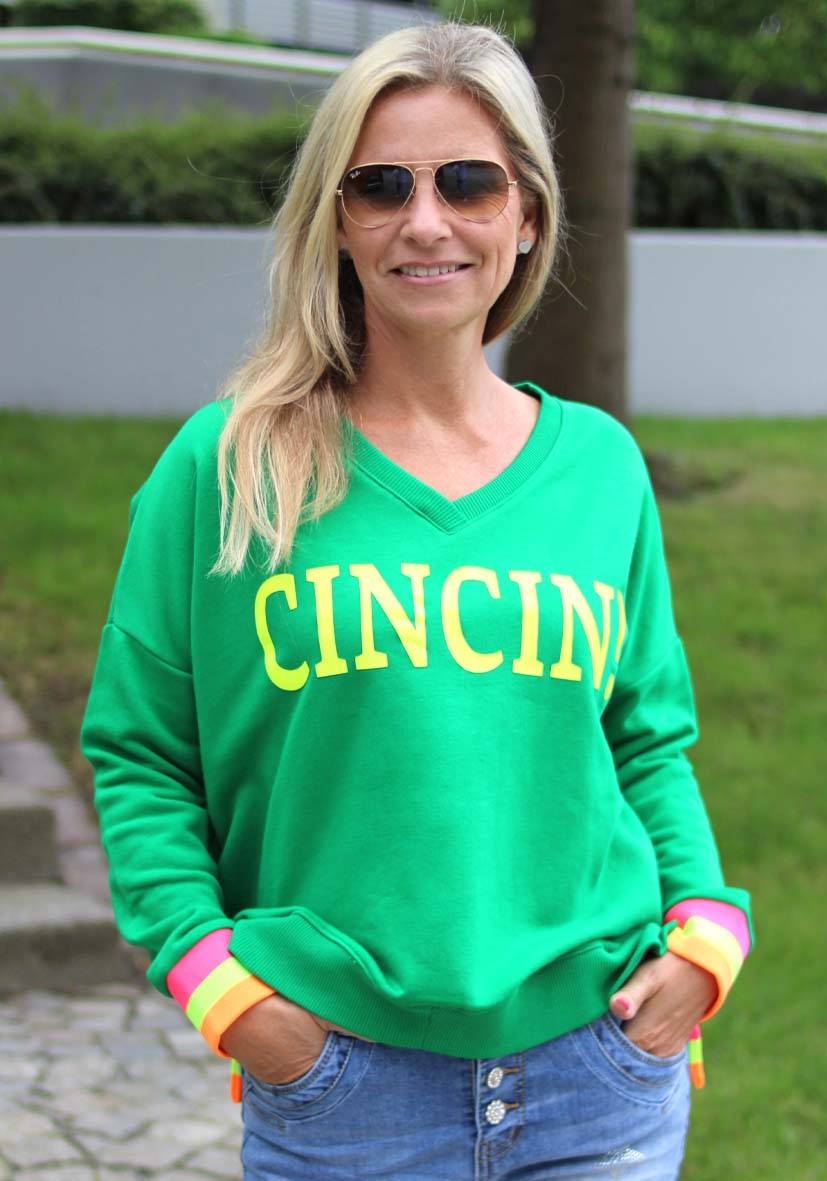 Miss Goodlife V-Neck CinCin – green