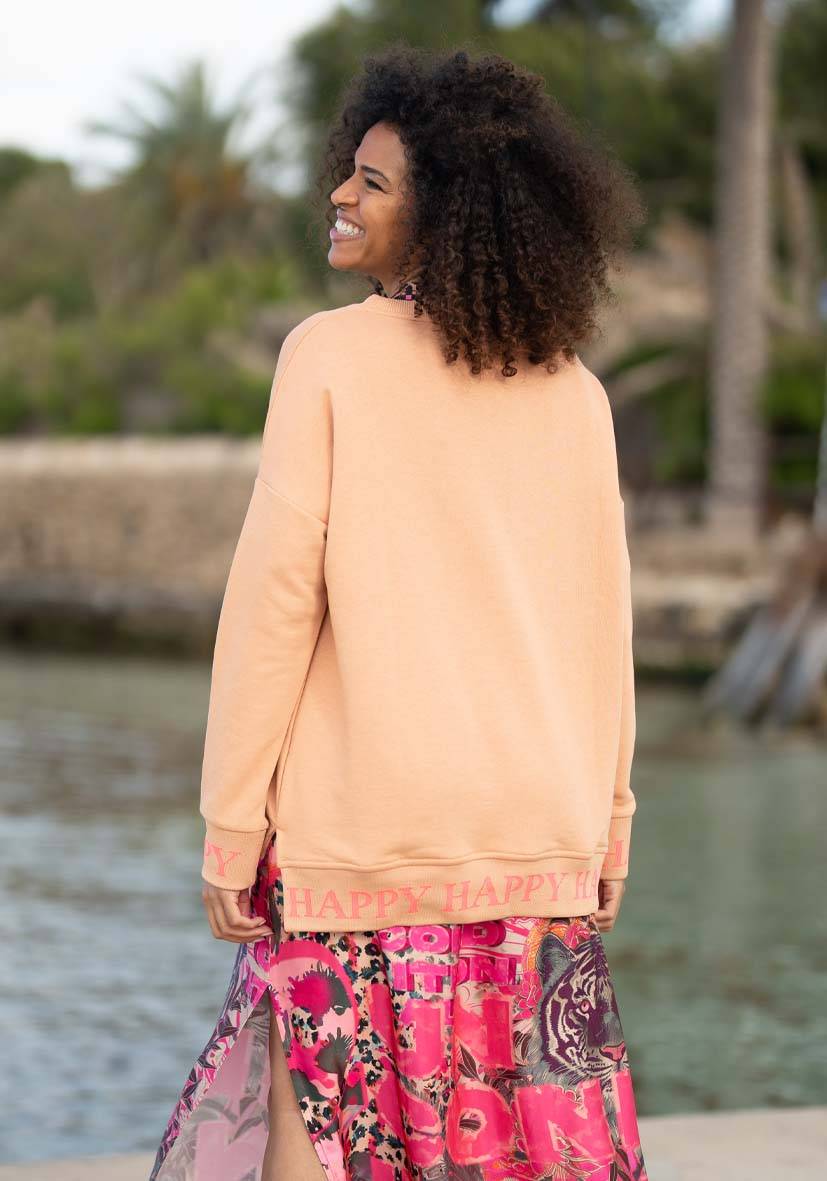 Miss Goodlife V-Neck Happy Day – Puder