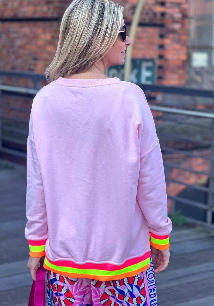 Miss Goodlife V-Neck L(i)ebe Glitter – Rose