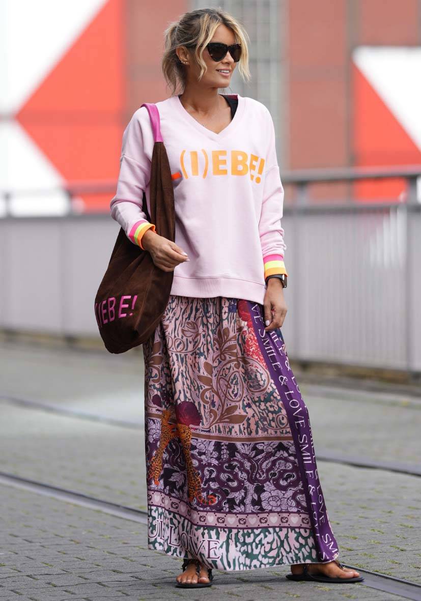 Miss Goodlife V-Neck L(i)ebe – Rose