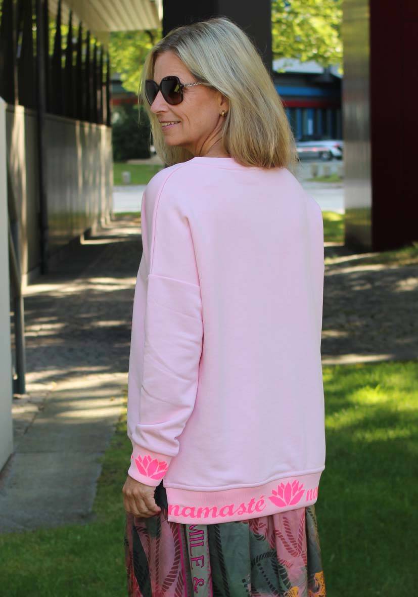 Miss Goodlife V-Neck Namasté Glitter – Rose