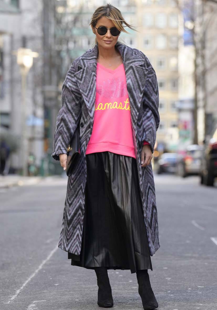 Miss Goodlife Veganer Leder Plisseerock