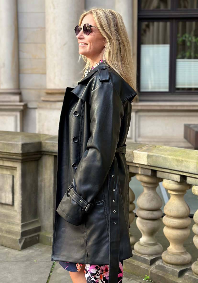 Miss Goodlife Veganer Ledertrenchcoat
