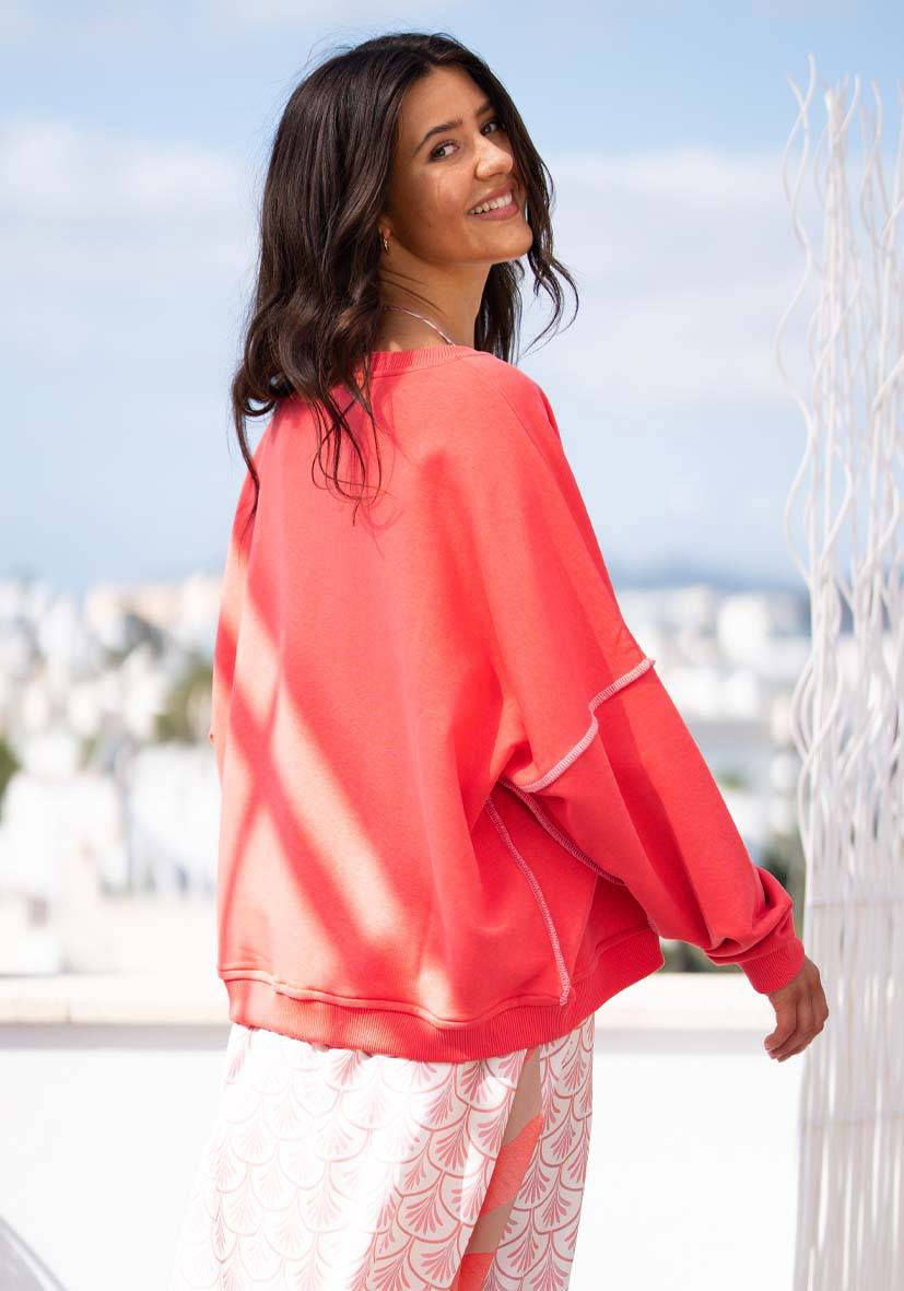 Miss Goodlife Roundneck Choose Happy Strass – Strawberry