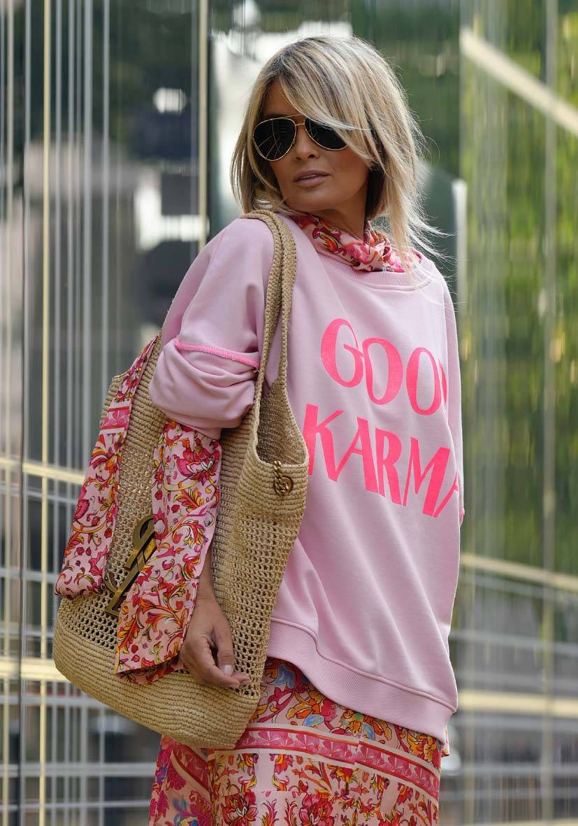 Miss Goodlife Roundneck Good Karma Good Luck – Dust Rose