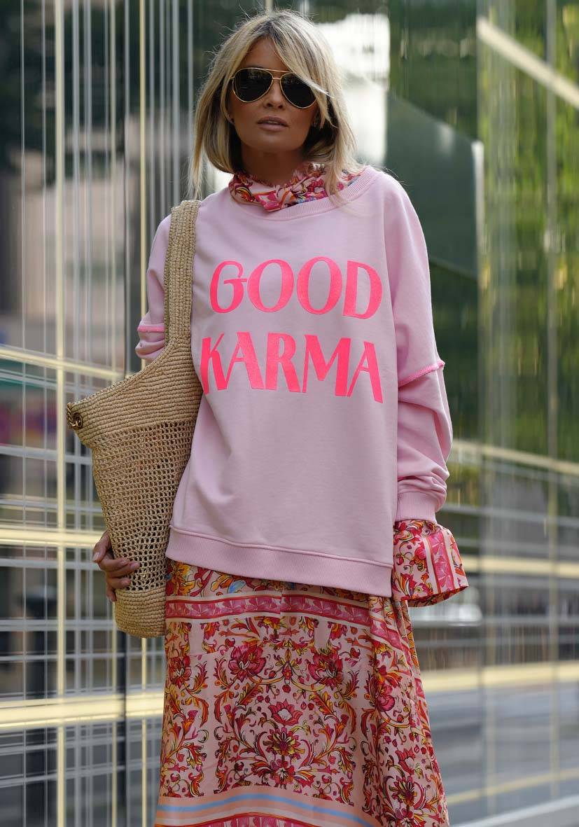 Miss Goodlife Roundneck Good Karma Good Luck – Dust Rose