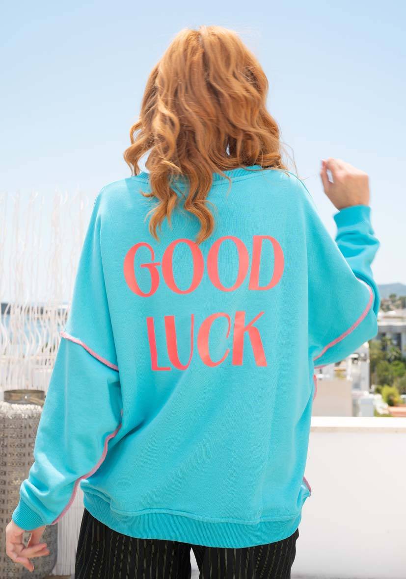 Miss Goodlife Roundneck Good Karma Good Luck – Turquoise