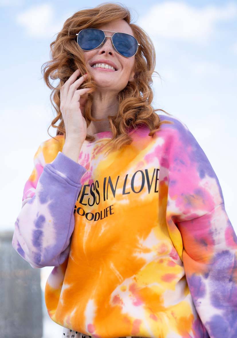 Miss Goodlife Roundneck Roundneck Happiness Love – Batik Rose