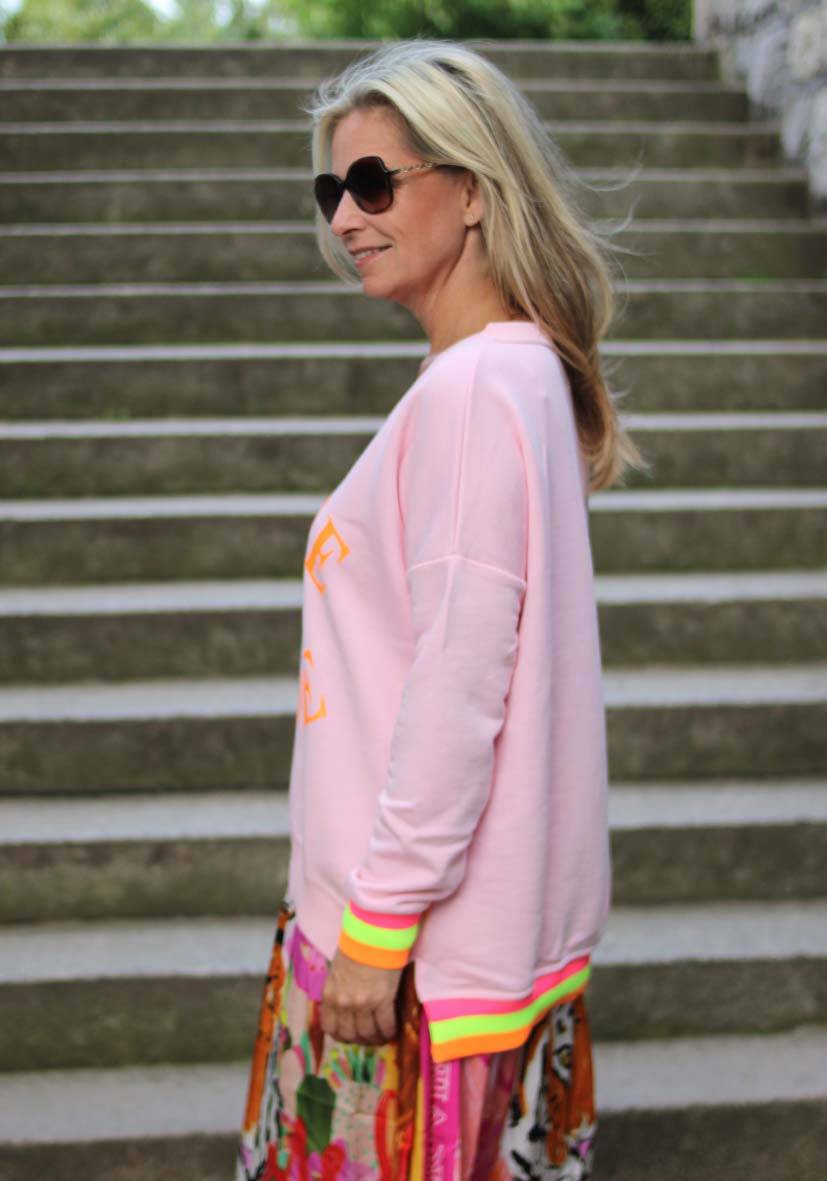 Miss Goodlife V-Neck Crème De La Crème Glitter – Rose