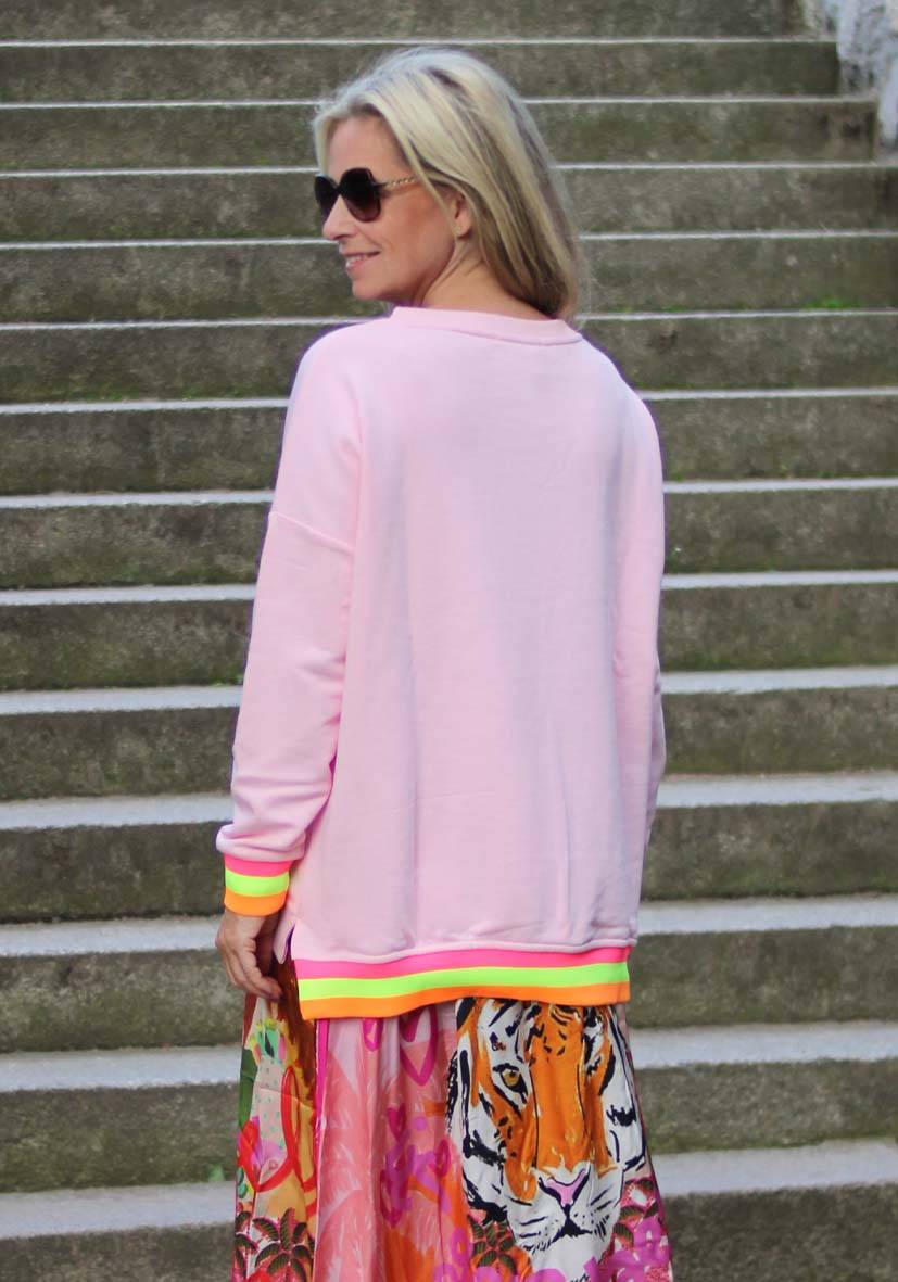 Miss Goodlife V-Neck Crème De La Crème Glitter – Rose