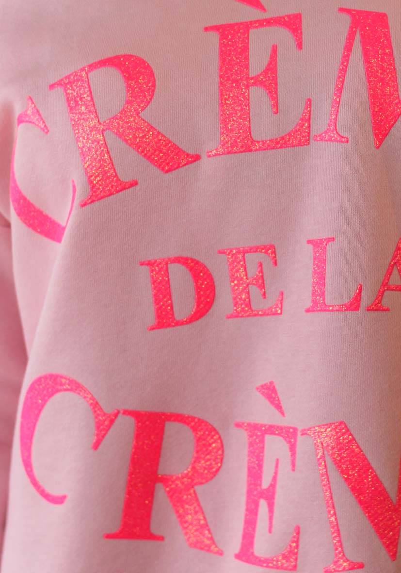 Miss Goodlife V-Neck Crème De La Crème Glitter – Rose