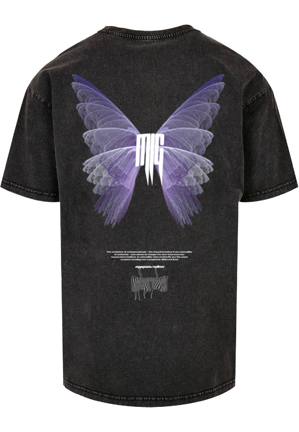 MJ Gonzales METAMORPHOSE V.2 Acid Washed Heavy Oversized Tee