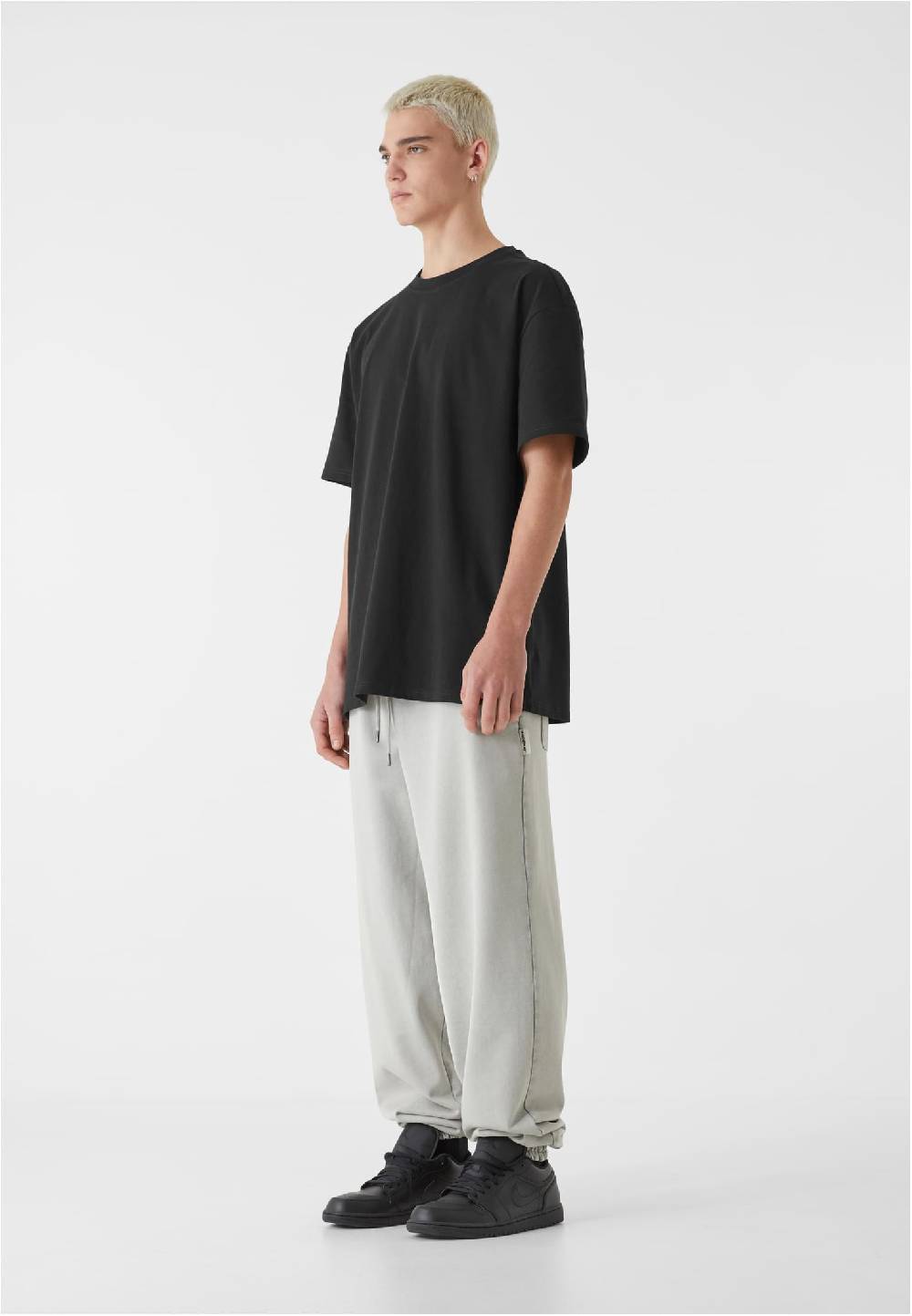 MJ Gonzales MJ Acid Wash Heavy Sweat Pants Wide Leg