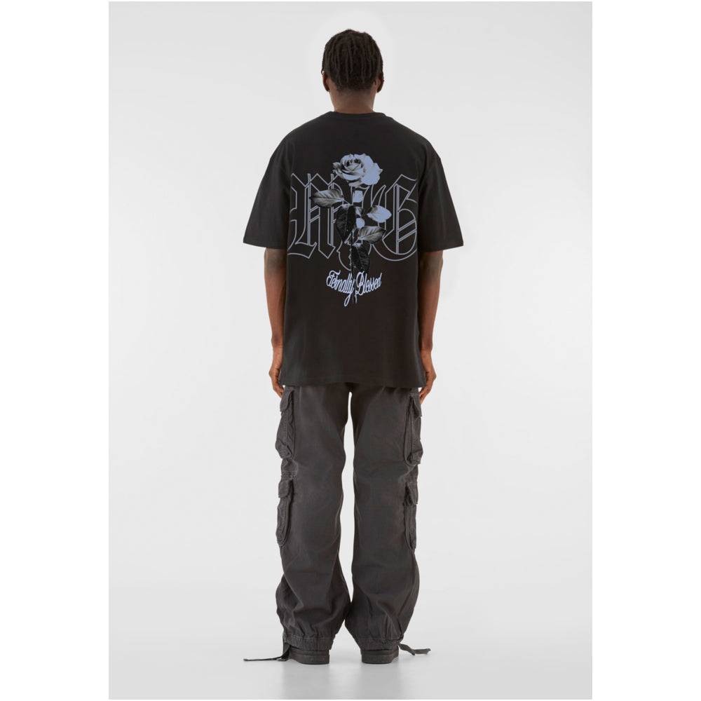 MJ Gonzales Heavy Oversized Tee – Eternal Rose Black
