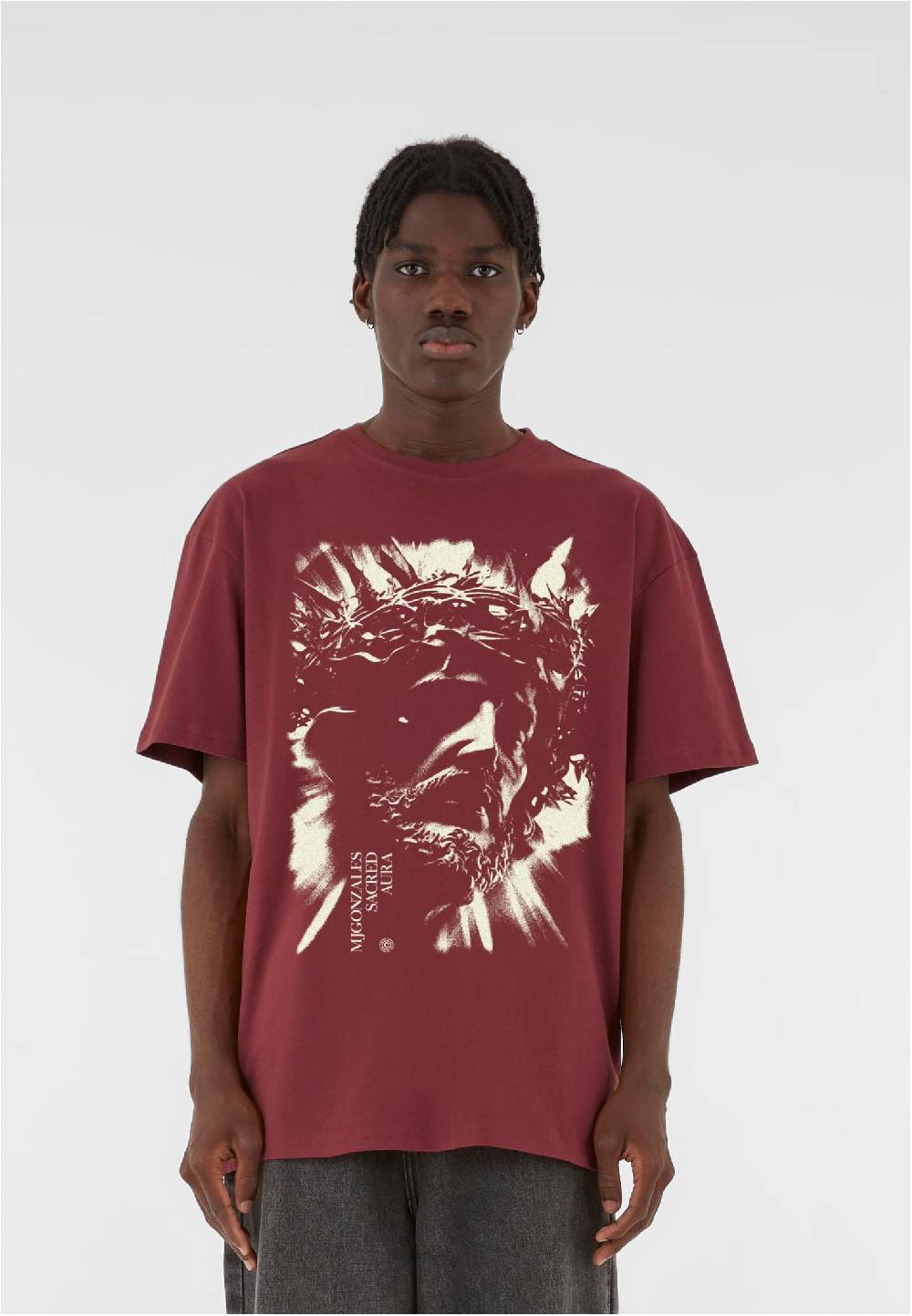 MJ Gonzales JESUS X MJG HEAVY OVERSIZED TEE