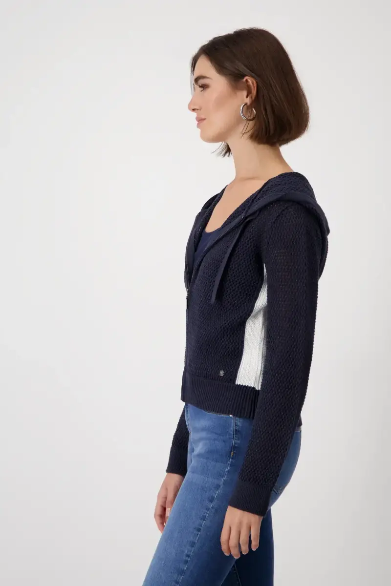 Monari Ajour-Strickjacke