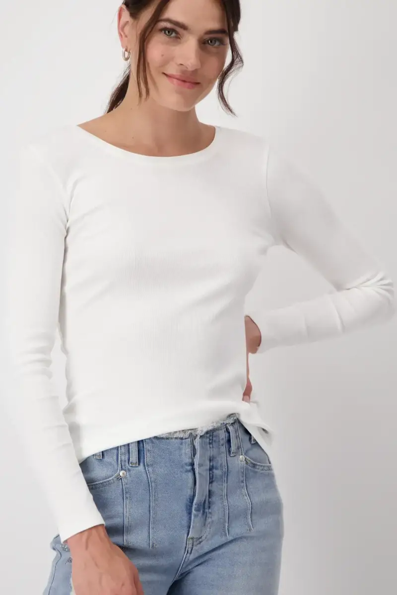 Monari Basic Shirt Aus Pima Baumwolle