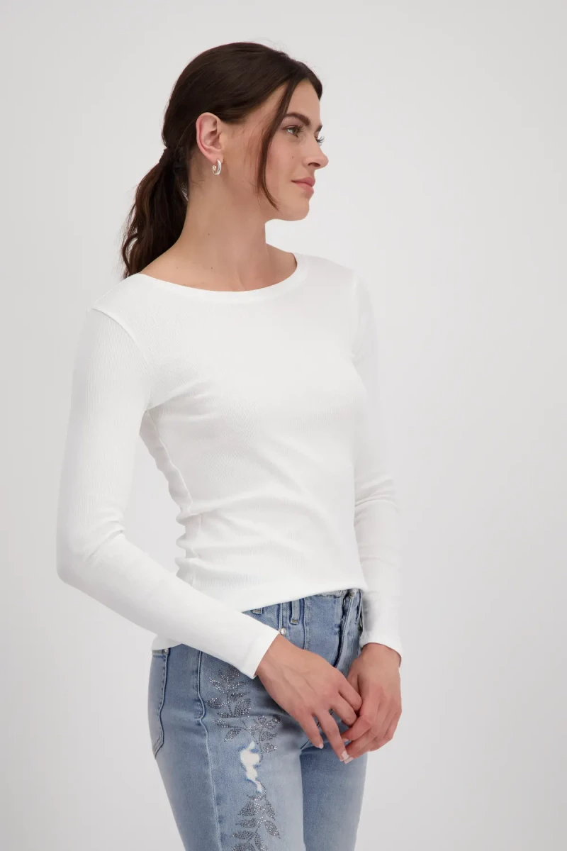 Monari Basic Shirt Aus Pima Baumwolle