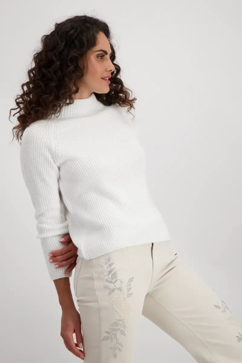 Monari Basic Stehkragen Pullover