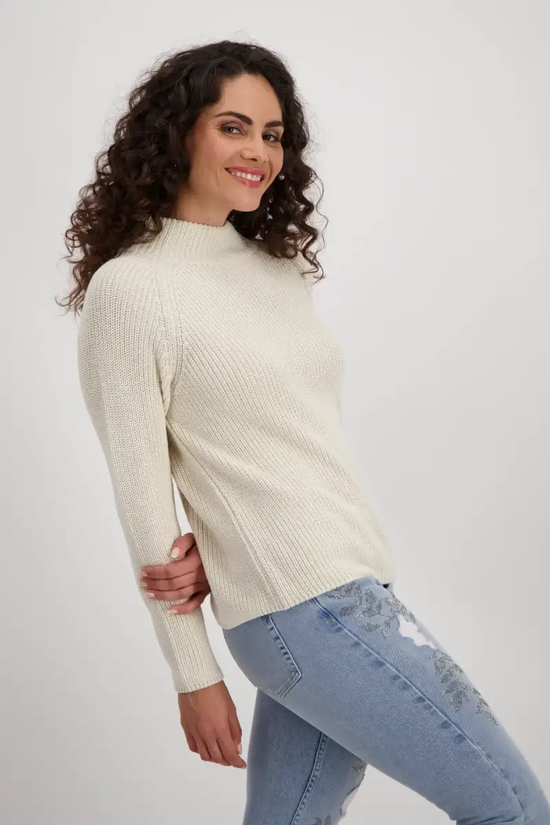 Monari Basic Stehkragen Pullover