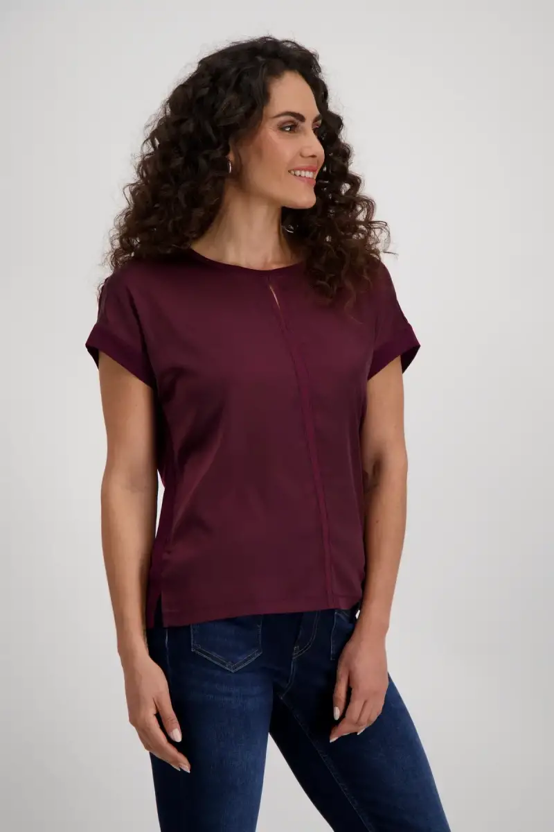 Monari Blusenshirt Mit Cut-Out