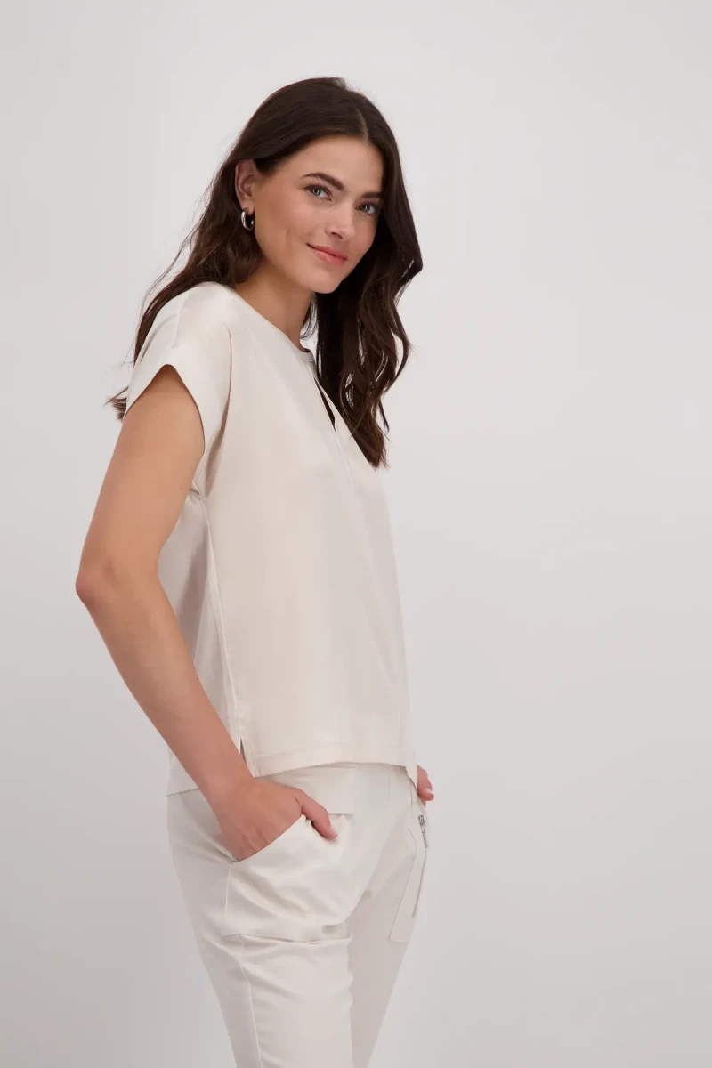 Monari Blusenshirt Mit Cut-Out