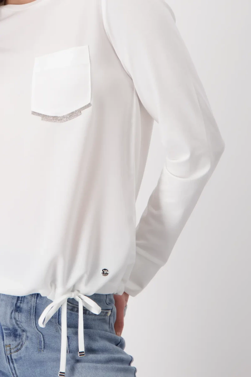 Monari Blusenshirt Mit Schmucktasche