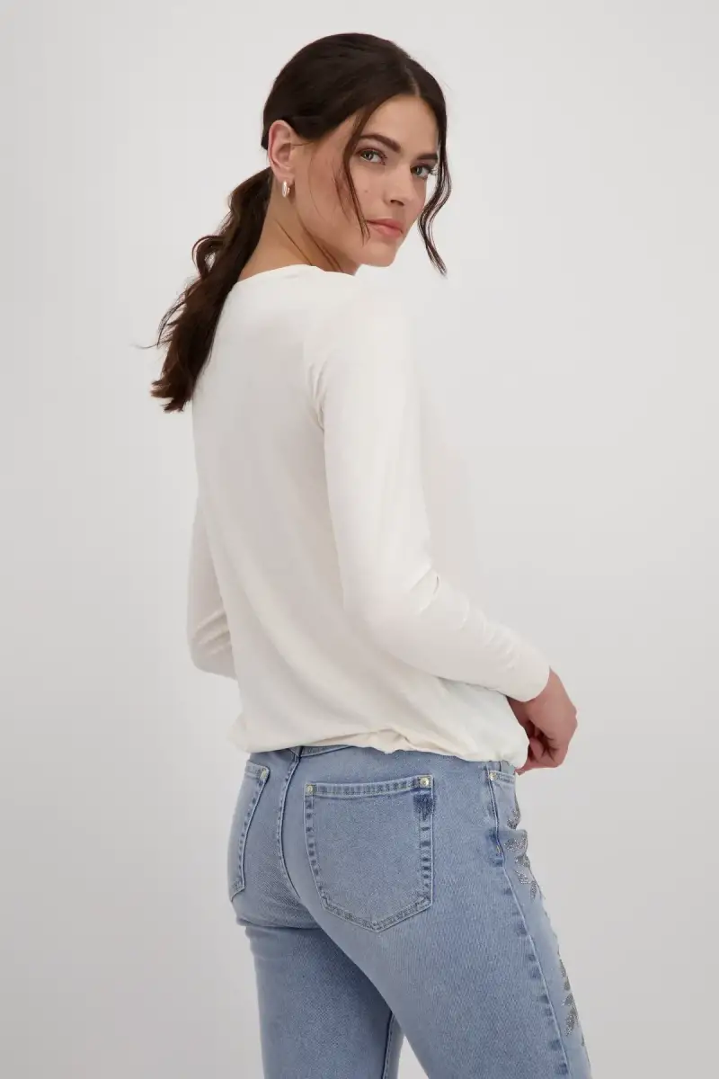 Monari Blusenshirt Mit Schmucktasche