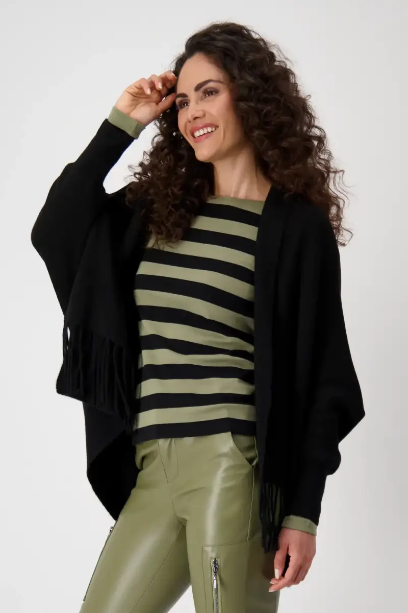 Monari Cape Mit Schalkragen