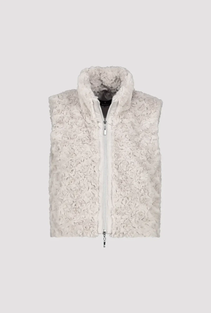 Monari Cropped-Weste Mit Taschen