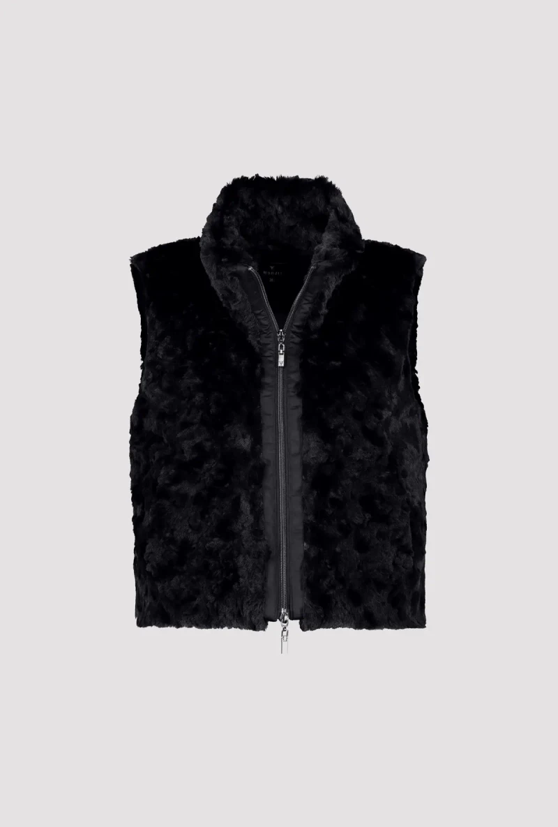 Monari Cropped-Weste Mit Taschen