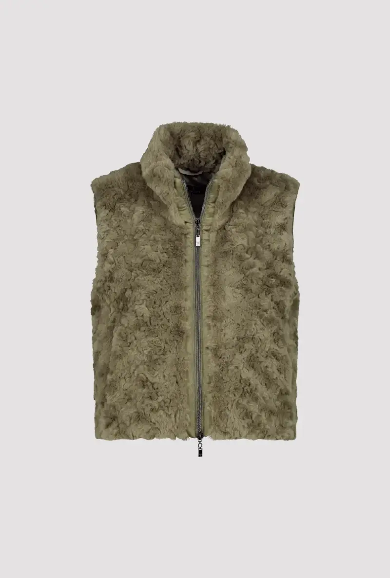 Monari Cropped-Weste Mit Taschen