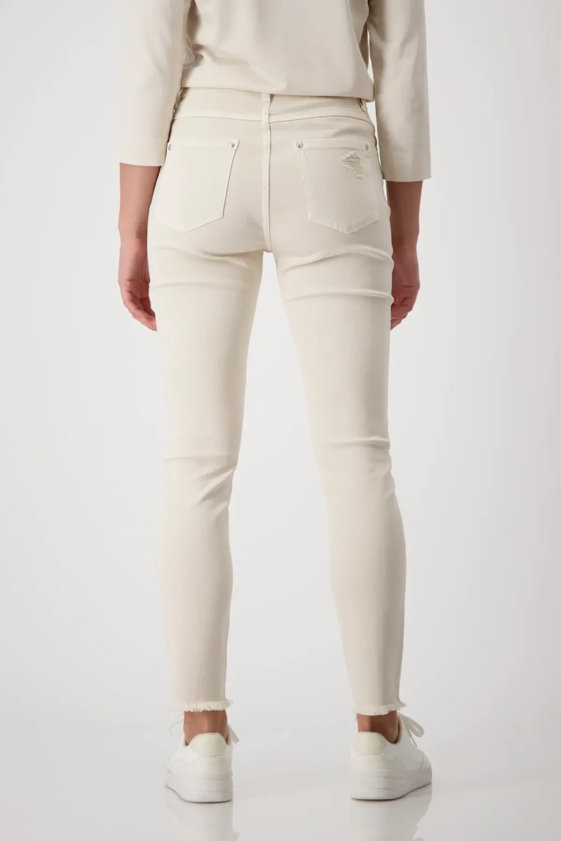 Monari Destroyed Jeans Mit Strass