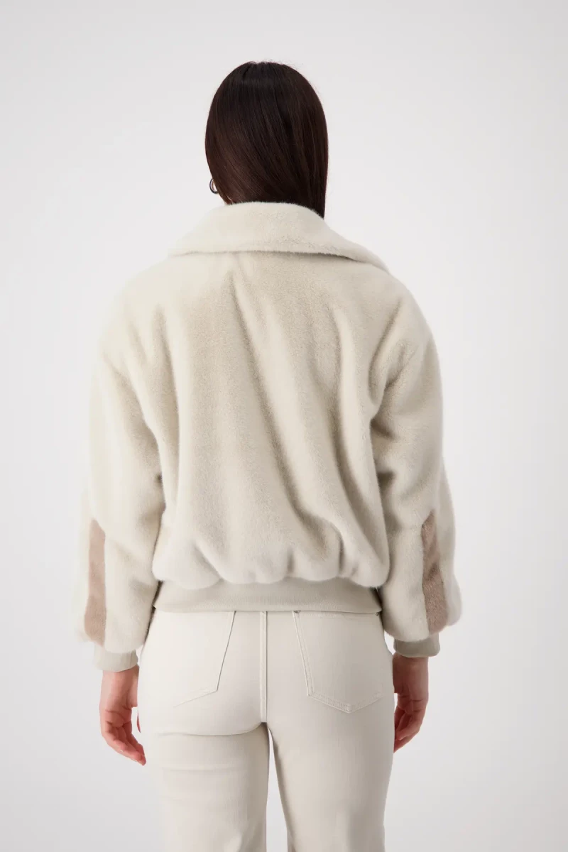 Monari Flauschige Jacke