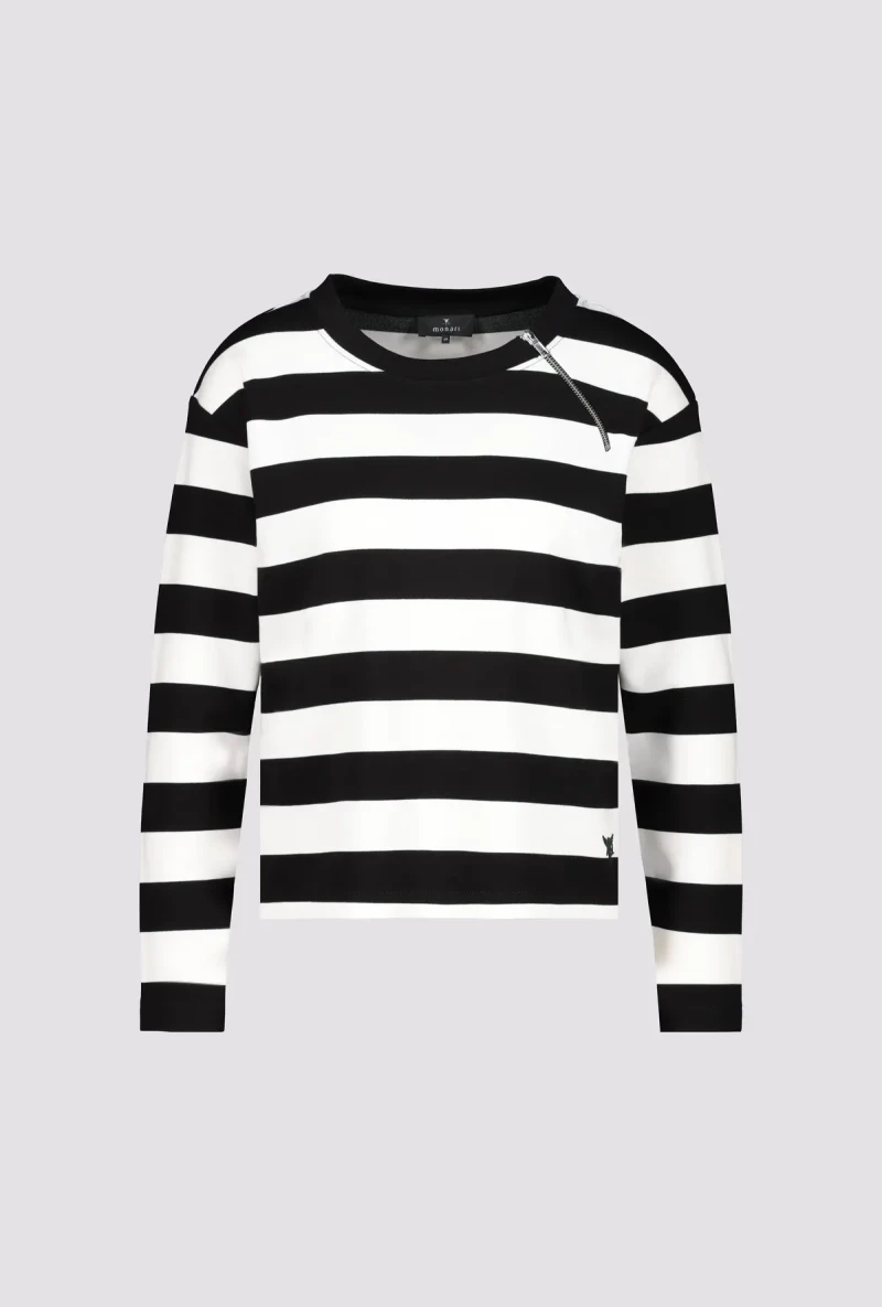 Monari Gestreiftes Sweatshirt