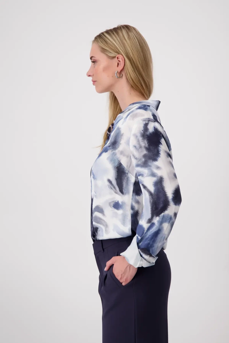 Monari Hemdbluse Mit Blumenmuster