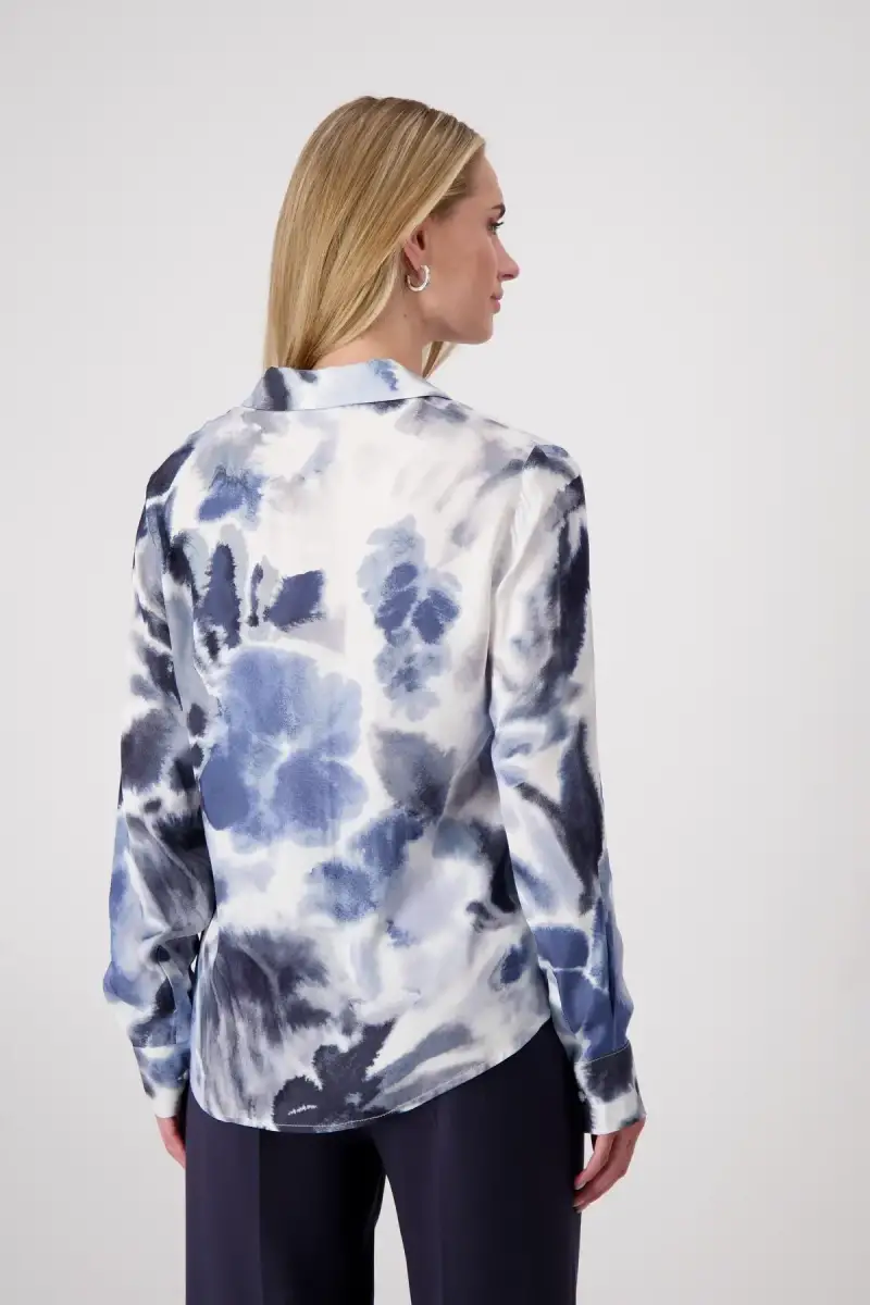 Monari Hemdbluse Mit Blumenmuster