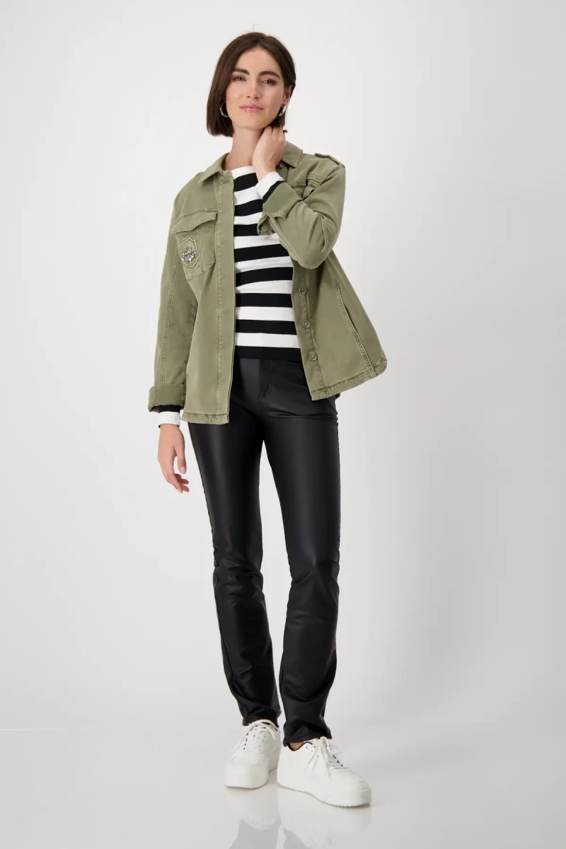 Monari Hose In Lederoptik