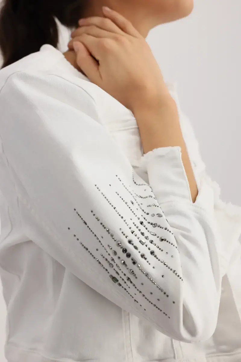 Monari Jacke Mit Fransen