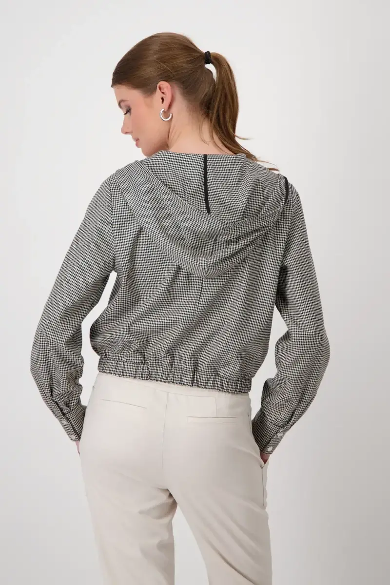 Monari Jacke Mit Hahnentrittmuster