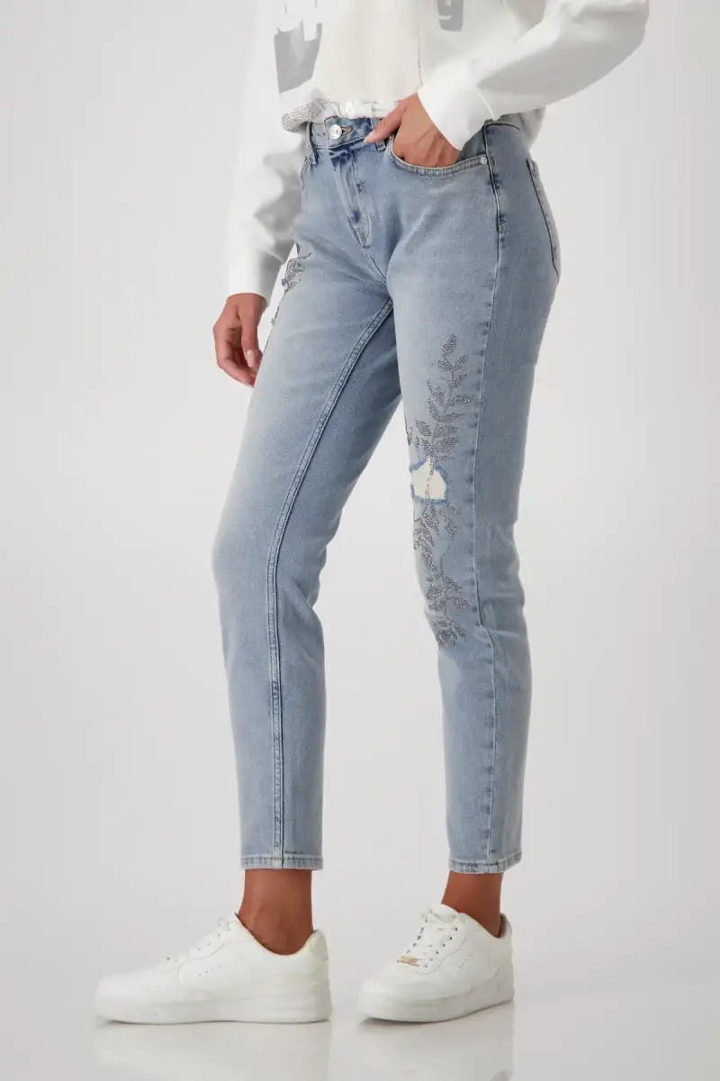 Monari Jeans Mit Schmuck