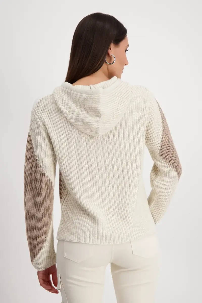 Monari Kapuzenpullover Mit Rauten