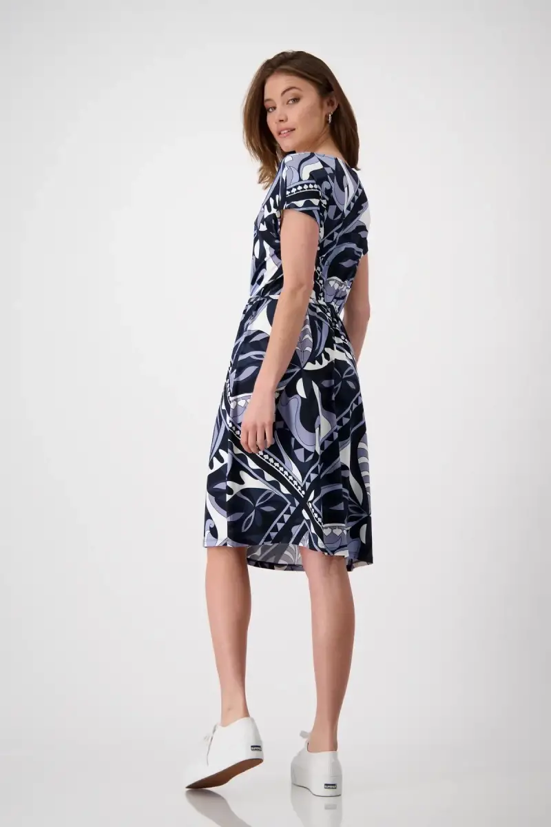 Monari Kleid Mit Ornamentmuster