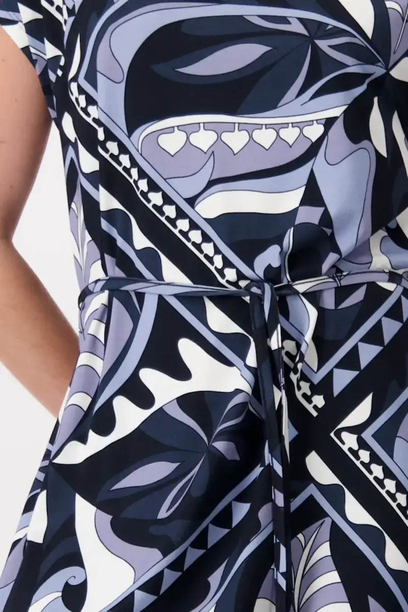 Monari Kleid Mit Ornamentmuster