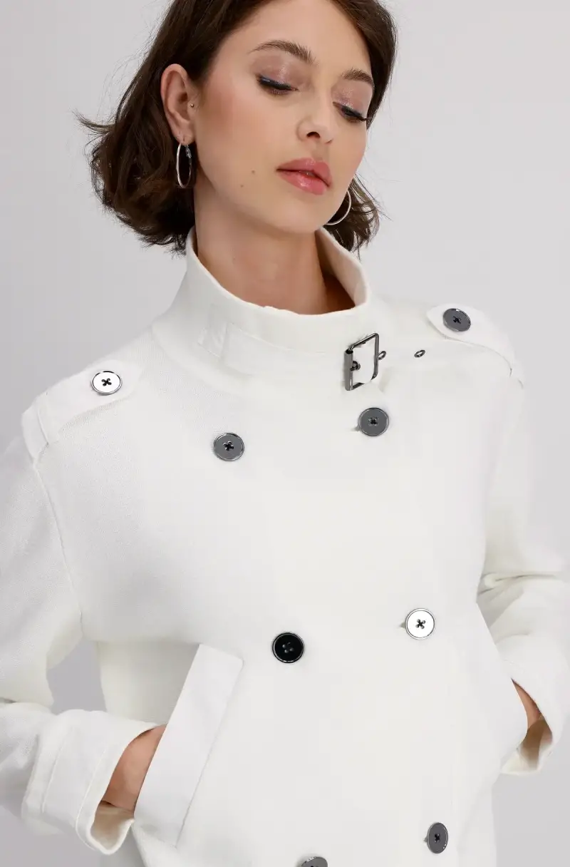 Monari Kurze Trench Strickjacke