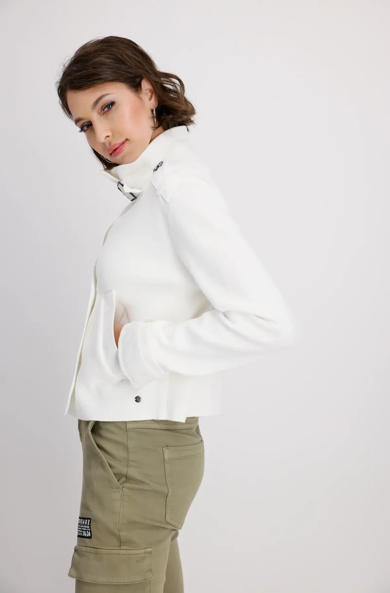 Monari Kurze Trench Strickjacke